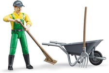 Set De Figurines D'agriculteurs Avec Accessoires - 1:16 Agriculteur, Figurine Jouet, Homme, Homme, Étable, Tracteur, Ferme, Ferme Équestre