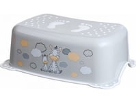 Maltex Maltex Step Up Stool With Antislip Rubber Grey/White Zebra 6913