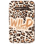 Magic Studio Nail Art Wild Safari manikyr kit - brun och svart - 16x33x9 cm