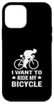 Coque pour iPhone 12 mini I Want To Ride My Bicycle Vélo de route Vélo de route Vélo de route