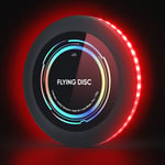 Laddningsbar LED-frisbee - 16 miljoner färger RGB - Smarta lägen - Automatisk tändning - Rolig present till jul, födelsedag och camping red