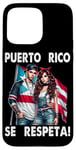 Coque pour iPhone 15 Pro Max Puerto Rico Se Respeta PR Drapeau Boricua Couple