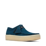 Clarks Wallabee Cup 26174036 Mens Blue Oxfords & Lace Ups Casual Shoes