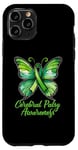 Coque pour iPhone 11 Pro Green Butterfly CP, sensibilisation à la paralysie cérébrale