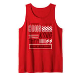 Hong Kong China Famous Chinese City Pearl Of The Orient City Tank Top