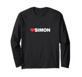 Heart Simon - Clean Minimalist Style - Your Favorite Love Long Sleeve T-Shirt