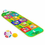 Chicco Marelle de la Jungle Tapis de Jeu Musical pour Bébés et Enfants, Jouet Electronique et Interactif avec Sons et Lumières, Jeu de la Marelle, 2 Modes de Jeu, 150 cm - Jouet Enfant de 2 à 5 Ans