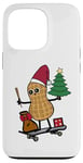 Coque pour iPhone 13 Pro Père Noël Père Noël Père Noël cacahuètes skateboard noisette enfant