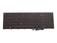 Lite-On - Ersättningstangentbord För Bärbar Dator - Med Trackpoint - Bakgrundsbelyst - Qwerty - Engelska - Europa - Grå - Fru - För Thinkpad P16 Gen 1 21D6, 21D7