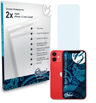 Bruni 2x Protective Film for Apple iPhone 12 mini Casefit Screen Protector