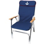 1852 Marine Quality Royal fluktstol med høy rygg marineblå