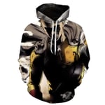 ZOSUO Unisex Hoodie Realistic 3D Printed ONE PUNCH MAN Saitama Colorful Fashion Anime Graphics Cartoon Character Pullover Hooded Long Sleeve Jumper,XL