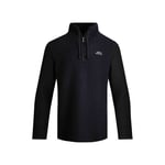 Weird Fish Mens Cruiser Macaroni Quarter Zip Pullover (Black) material_Synthetic - Size 4XL