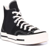 Converse A00916C Chuck 70 Plus Hi Unisex Trainers In Black Size UK 3 - 7