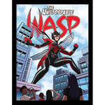 Pyramid International Poster Marvel The Wasp (Unstoppable Design) sur toile encadrée 30 cm x 40 cm, cadeaux Marvel pour homme et femme – Produit officiel