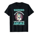 Anime Lover Manga Fan Japanese Otaku Cosplayer Warning T-Shirt