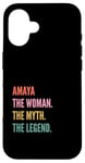 Coque pour iPhone 16 Funny First Name Design Woman Myth Legend - Amaya