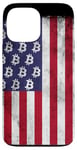 iPhone 13 Pro Max BTC Bitcoin American Flag distressed Crypto Revolution Case