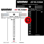 Winmau Winmau Dart Scoreboard Pihapelit ja ulkoleikit WIT