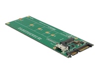 Delock U.2 Sff-8654 Or Sata Converter To 1 X M.2 Key M Slot - Kontrollerkort - M.2 - M.2 Nvme Card / Sata 6Gb/S - Pcie, Sata 6Gb/S