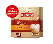 Kenco Duo Cappuccino Instant Coffee 6x18.3g (Pack of 4, Total 24 Drinks, 439.2g)