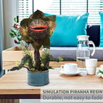 Decoration Movie Prop Plant Statues Flower Decoration Piranha Plant Statues