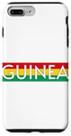 iPhone 7 Plus/8 Plus GUINEA FLAG SPORTS SOCCER FOOTBALL ATHLETIC TEAM JERSEY Case