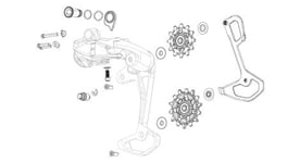 Capot derailleur sram gx t type eagle axs