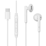 SIGN iPhone 16 -kuulokkeet USB-C Half In-Ear langallinen - valkoinen