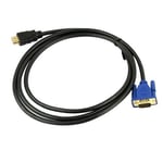 6 pieds cable 1.8m vga or hdmi male vers vga hd-15 male connecteur 1080p hdmi vga m / m fil