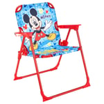 Mickey Mouse Folding Deck Metal Chair Summer Indoor Outdoor Camping Garden