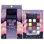 Pacifica Beauty, Stellar Gaze Eye Shadow Palette, 28 Eyeshadow Shades, Mineral Eyeshadow, Matte, Shimmer and Glitter Mica Shades, Vitamin E, Made from 100% Recyclable Paper, Vegan and Cruelty Free