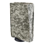 PlayVital Housse Anti-Poussière pour ps5 Console Standard Housse de Protection pour ps5 Digital Edition Anti-Poussière Cover en Nylon pour ps5 Console Vertical-Camouflage Numérique