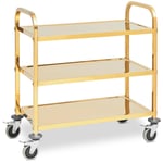 Royal Catering Serveringsvagn - 3 hyllplan Upp till 240 kg Hyllplan: 79,5 x 44,5 cm