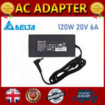 FOR MSI GE62 6QF-261UK GTX 970M GAMING DELTA COMPATIBLE 120W AC ADAPTER CHARGER