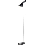 B·LED BARCELONA LED BarcelonaLED Lampe sur pied design moderne en métal nordique noir avec culot E27 avec tête réglable Interrupteur sur pied pour sol, salon, chambre à coucher, studio