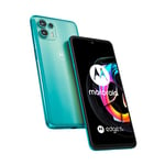 Motorola Moto Edge20 lite Smartphone (6.7" FHD+ Display, 108MP Camera, 8/128GB, 5000mAh, Android 11), Lagoon Green + Protective Cover [Amazon Exclusive]