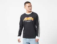 adidas Originals Flames Long Sleeve T-Shirt, Black