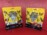 Brain Blasterz Super Sour Chew Bars Sour Candy Mix X2 69g X12 Sweets Per Pack