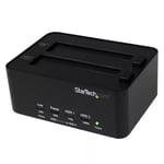 StarTech.com USB 3.0 SATA Hard Drive Duplicator &amp; Eraser Dock - Standalone 2.5/3.5in HDD &amp; SSD Eraser and Cloner