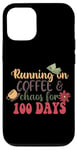 Coque pour iPhone 12/12 Pro T-shirt Running On Coffee & Chaos For 100 Days