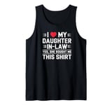 Daughter In Law Gift, I Love My Daughter In Law Funny Family Tank Top