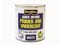  Rustins Quick Dry Primer & Undercoat White 500ml RUSQDWPUC500