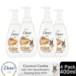 Dove Kids Care Foaming Body Wash 400ml or Bubble Bath 591ml for All Skin Types