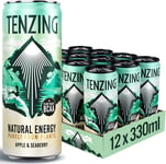 TENZING Natural Energy Drink, Plant Based, Vegan, & Gluten Free, +BCAA, Apple &