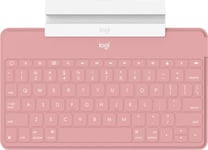 Logitech Keys-To-Go Clavier, Clavier QWERTZ Allemand - Rose