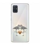 Coque Galaxy S20 flamant coeur