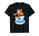 Ice Age Manfred Diego Sid and Scrat on Iceberg T-Shirt