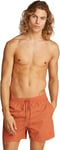 Calvin Klein Short de Bain Homme Medium Drawstring Mi-Long, Orange (Aragon), XL