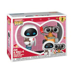 Funko Pocket Pop! Valentines 2 Pack - Wall-E- Porte-clés - Mini-Figurine en Vinyle à Collectionner Porte-clés Fantaisie - Cadeau de Noël - Idée de Cadeau - Produits Officiels - Movies Fans